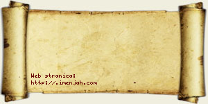 Anđa Pljakić vizit kartica